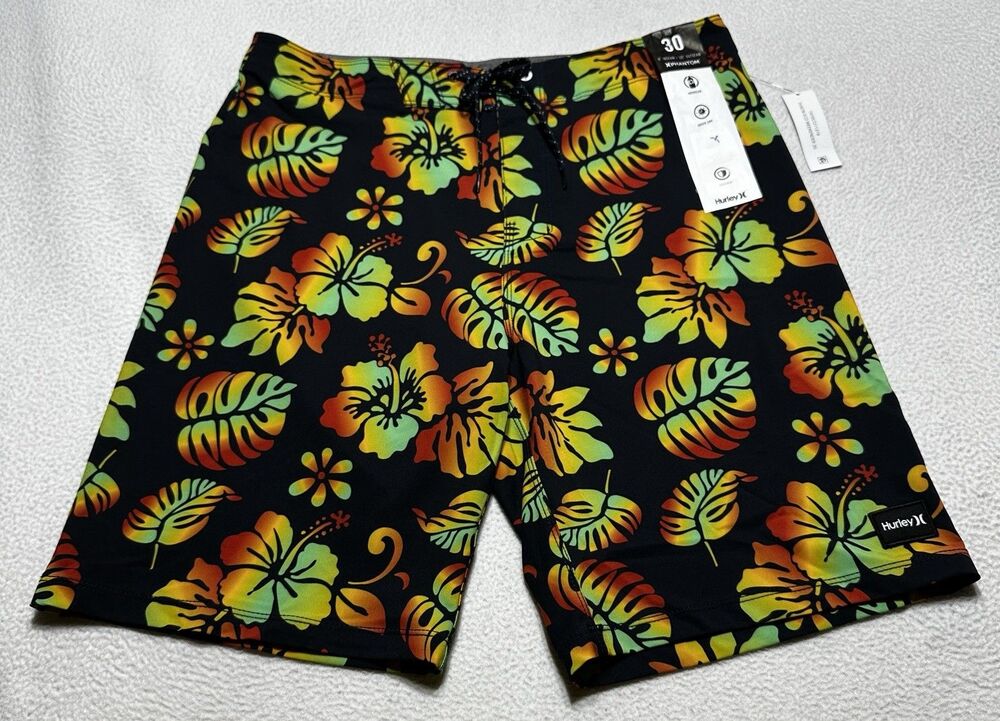 Hurley Phantom Eco Weekender Beach Board Shorts Trunks Mens Size 30 NWT New